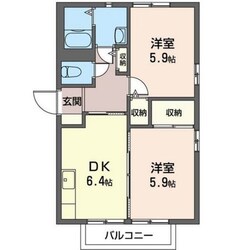 プラザ　ハイツ　ＡＢの物件間取画像